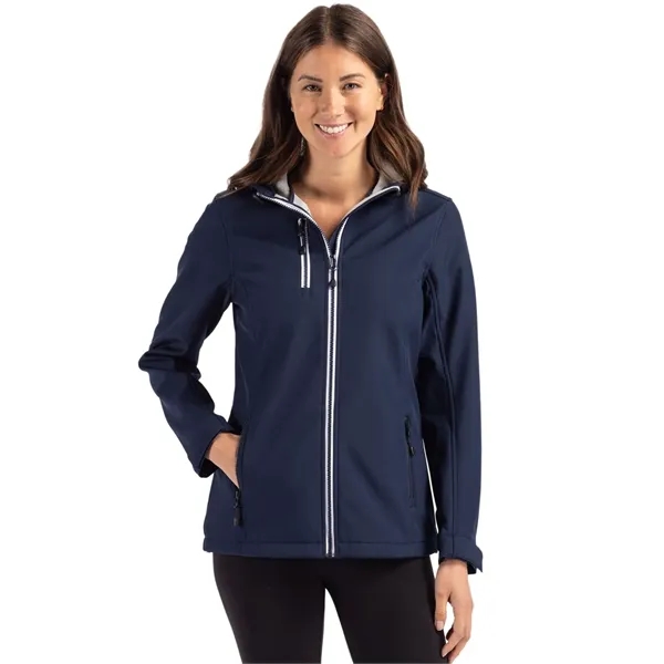 Clique Telemark Eco Hooded Womens Softshell Jacket... from ASI 47965 Cutter & Buck