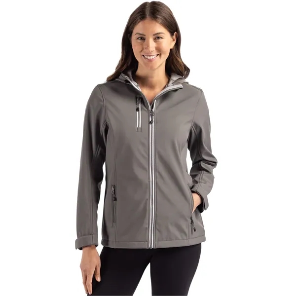 Clique Telemark Eco Hooded Womens Softshell Jacket... from ASI 47965 Cutter & Buck