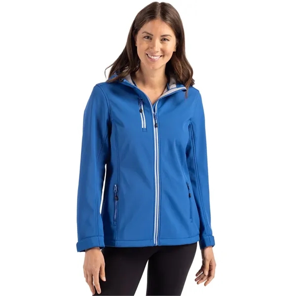 Clique Telemark Eco Hooded Womens Softshell Jacket... from ASI 47965 Cutter & Buck