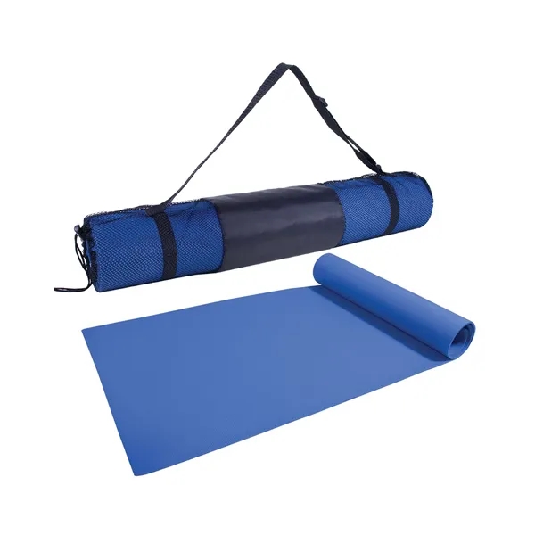 68"L x 24"W PVC yoga mat with polyester/mesh carrying case and... from ASI 79530 Prime Line