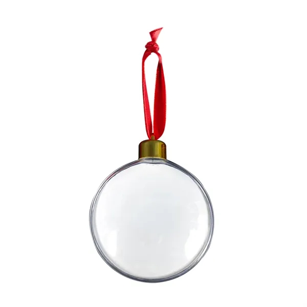 MDF Full Color Clear Round Ornament w/Box... from ASI 41511 Brainchild USA Inc