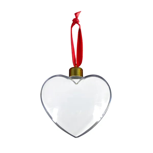 MDF Full Color Clear Heart Ornament w/Box... from ASI 41511 Brainchild USA Inc