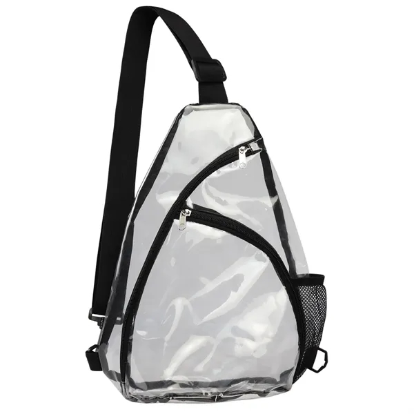 Clear Front Pocket Zipper Mesh Backpack and Main compartment with zippered... from ASI 41511 Brainchild USA Inc / BrainChild Gift Club