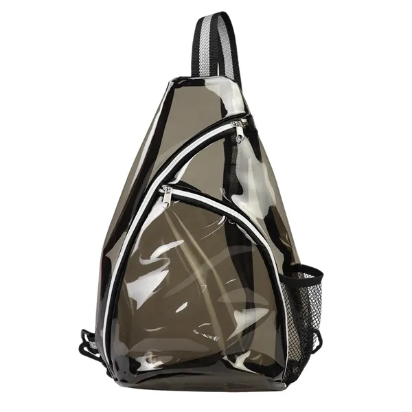 Clear Front Pocket Zipper Mesh Backpack and Main compartment with zippered... from ASI 41511 Brainchild USA Inc / BrainChild Gift Club