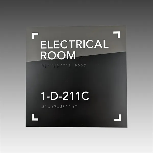 Two Tone Acrylic ADA Signs... from ASI 92531 Unique Custom Products / UCP