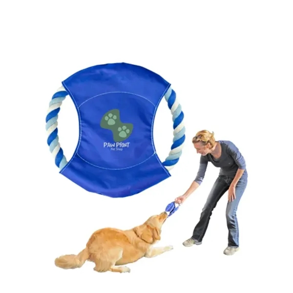 Dog toy with rope cylinder design.... from ASI 39552 BEL Promo