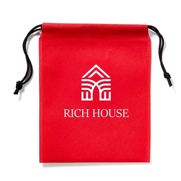 8" x 10" non woven drawstring pouch in assorted colors.... from ASI 63549 Jornik Manufacturing Corp / Jornik