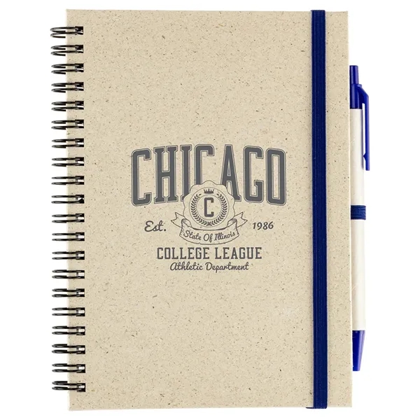 Fragrant Grass Recycled Spiral Notebook with Pen... from ASI 36730 Ariel Premium Supply Inc