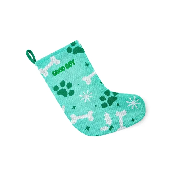 Pantone Matched Jacquard holiday stockings made of acrylic and spandex and... from ASI 45657 Pop! Promos