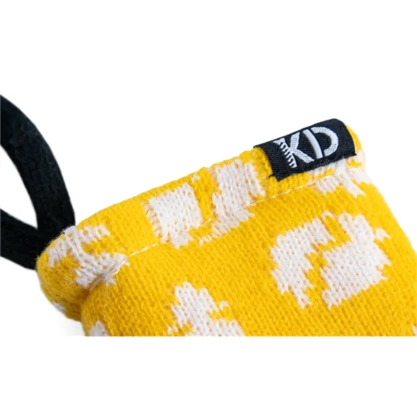 Pantone Matched Jacquard mini holiday stockings made of acrylic and spandex... from ASI 45657 Pop! Promos