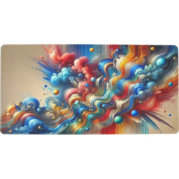 Mouse/desk pad with rubber base and edge-to-edge sublimation printing.... from ASI 57653 Gold Bond