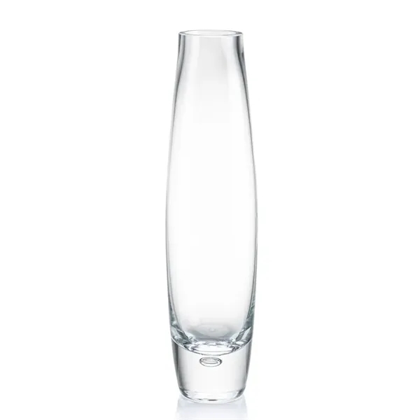 Beautiful tall vase with a unique bubble in the thick base... from ASI 84592 St Regis Group