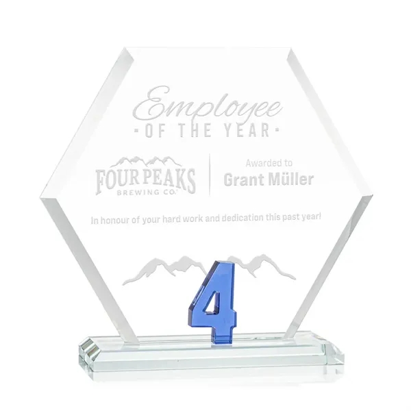 Mark a milestone in your organization with our Starfire Crystal hexagon... from ASI 84592 St Regis Group / St Regis