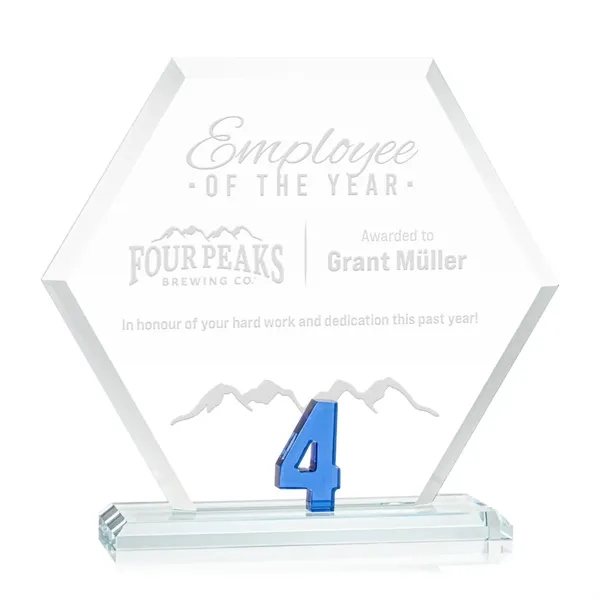 Mark a milestone in your organization with our Starfire Crystal hexagon... from ASI 84592 St Regis Group / St Regis