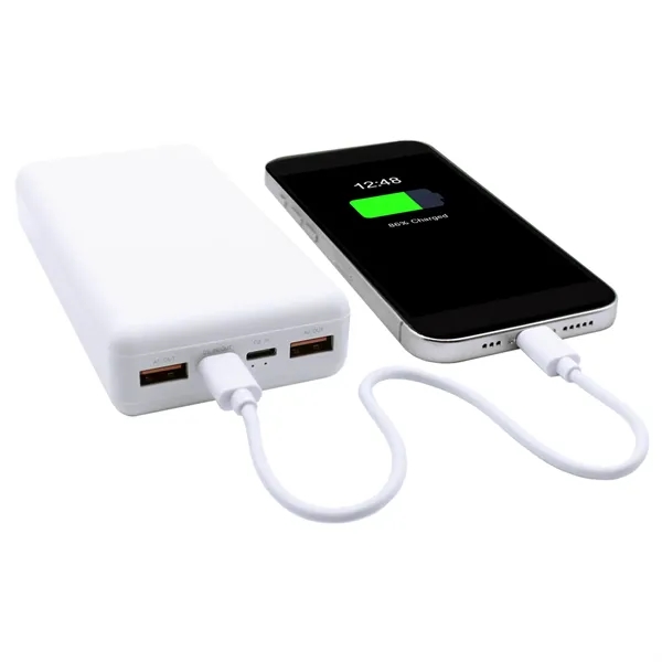 20,000mAh; 4-in-1: 2 USB out ports, 1 USB-C in/out port, and... from ASI 62124 iClick, Inc. / iClick®