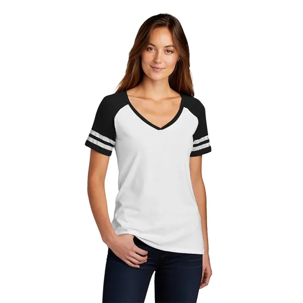 DISTRICT MADE® LADIES GAME V-NECK TEE... from ASI 30208 A P Specialties / AP Specialties