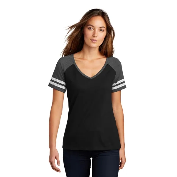 DISTRICT MADE® LADIES GAME V-NECK TEE... from ASI 30208 A P Specialties / AP Specialties