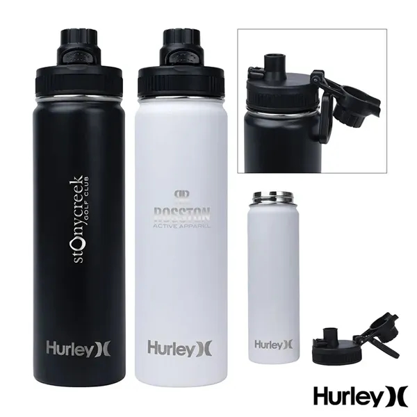 Hurley® Oasis 20 oz. Vacuum Insulated Water Bottle... from ASI 67866 Logomark/Valumark