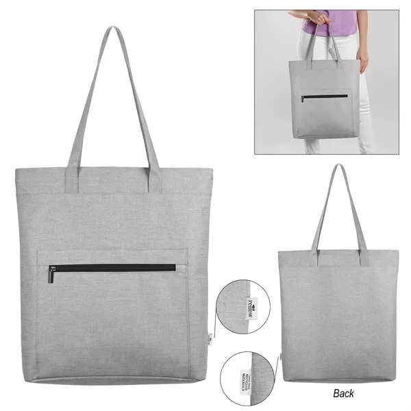 rPET heathered tote bag with 27" handles.... from ASI 61125 Hit Promotional Products / Hit®