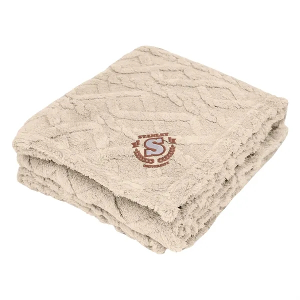 48" x 63" Sherpa blanket made with recycled polyester.... from ASI 61125 Hit Promotional Products / Hit®