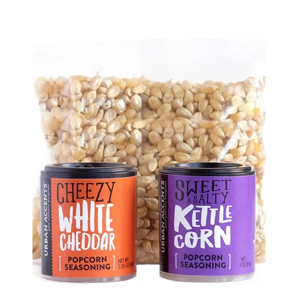 What's Pop'N Gourmet Popcorn Gift Set with snack bowl and two... from ASI 56070 Gemline / Gemline®