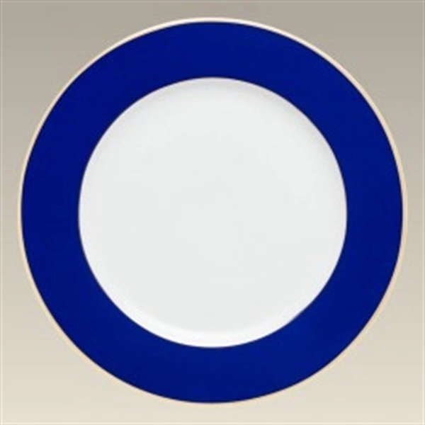 Charger plate with gold banding; 12 1/2" Available with four different... from ASI 68878 Mar's Line / Mar's Promotions / MAR's Line Mars China Collection