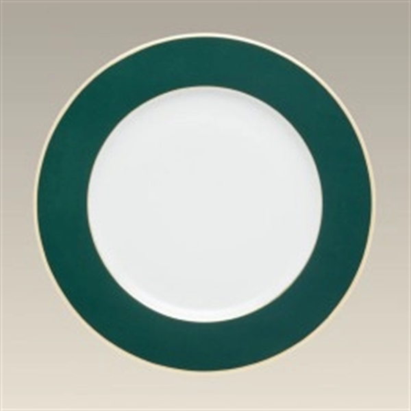 Charger plate with gold banding; 12 1/2" Available with four different... from ASI 68878 Mar's Line / Mar's Promotions / MAR's Line Mars China Collection