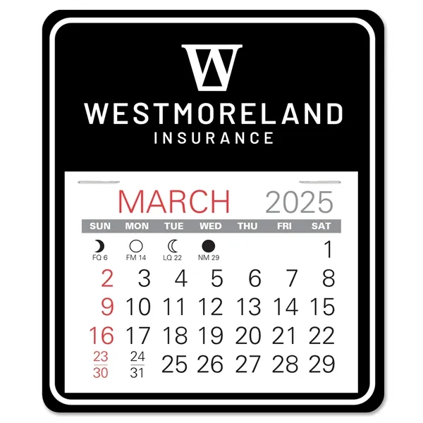 Universal shape self adhering vinyl calendar with 13 month pad,... from ASI 95280 Warwick Publishing Co / Warwick