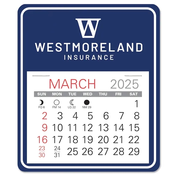 Universal shape self adhering vinyl calendar with 13 month pad,... from ASI 95280 Warwick Publishing Co / Warwick