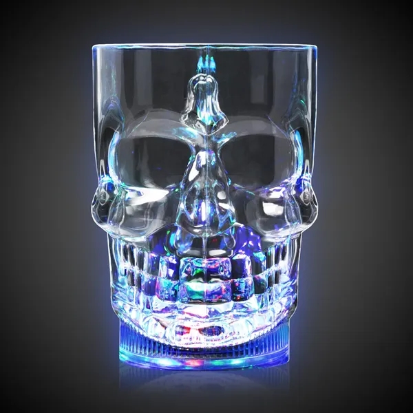 20 oz. skull mug with multi-color LED lights.... from ASI 42016 Brighter Promotions Inc / Chemical Light™