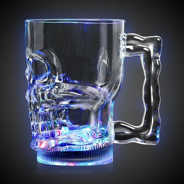 20 oz. skull mug with multi-color LED lights.... from ASI 42016 Brighter Promotions Inc / Chemical Light™