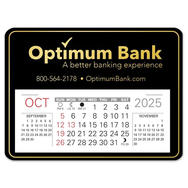 Rectangle shape self adhering vinyl calendar with 13 month pad,... from ASI 95280 Warwick Publishing Co / Warwick