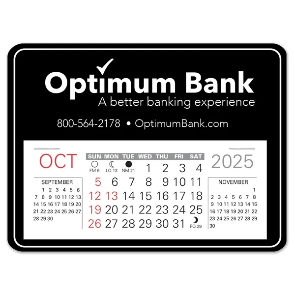 Rectangle shape self adhering vinyl calendar with 13 month pad,... from ASI 95280 Warwick Publishing Co / Warwick