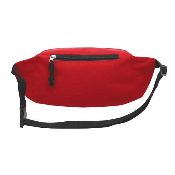 Fanny pack made of 600 denier polyester with adjustable waist belt.... from ASI 46755 Cosmo Promos