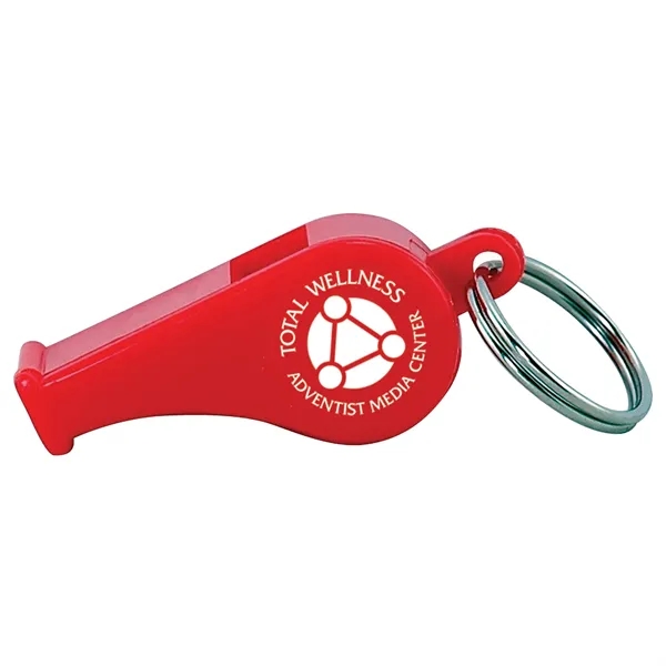 Whistle key tag with an assortment of color choices.... from ASI 62190 Illini