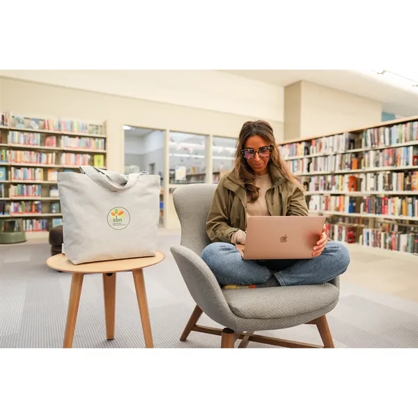 Recycled cotton handled tote bag with traceable technology.... from ASI 56070 Gemline / Gemline®