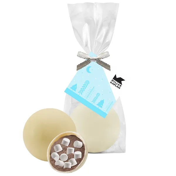 White Chocolate Classic Hot Chocolate Bomb in Mug Stuffer... from ASI 71685 Midnite Snax®