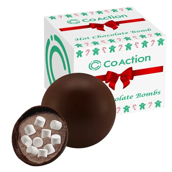 Dark Chocolate Classic Hot Chocolate Bomb in Box... from ASI 71685 Midnite Snax®