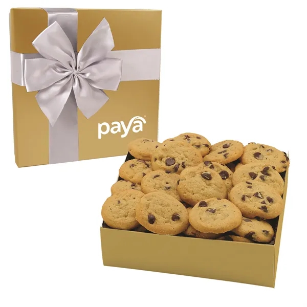 Customizable, elegant box filled with an assortment of 16 gourmet cookies... from ASI 71685 Midnite Snax®