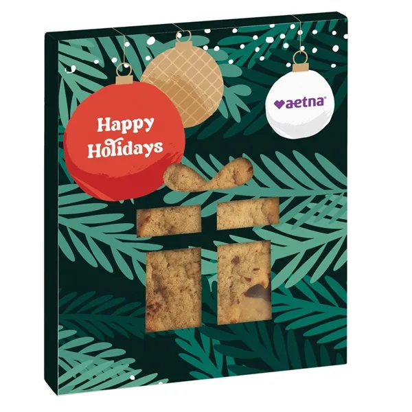 Gluten Free Chocolate Chip in Holiday Present Window Box... from ASI 71685 Midnite Snax®
