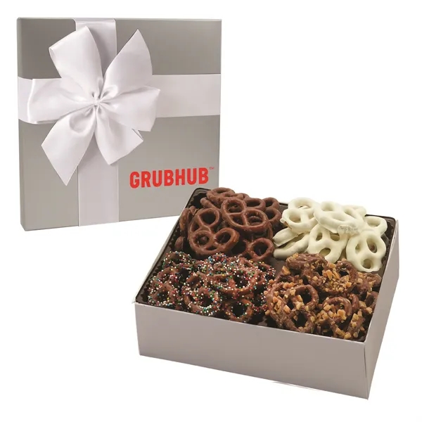 4 way gift box, Filled with Milk with Toffee, Milk Chocolate,... from ASI 71685 Midnite Snax®