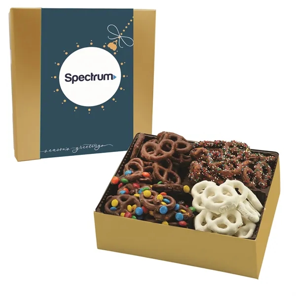 Box filled with Milk with M&M's, Milk Chocolate, Milk Chocolate Sprinkled,... from ASI 71685 Midnite Snax®