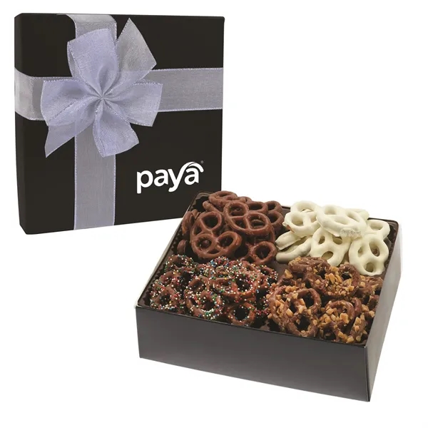 4 way gift box, Filled with Milk with Toffee, Milk Chocolate,... from ASI 71685 Midnite Snax®