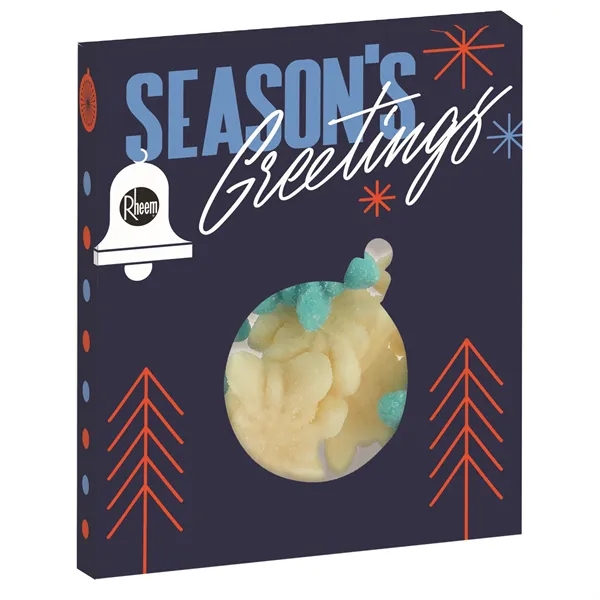 Holiday Ornament Window Box with Gummy Snowflakes (2.2 oz)... from ASI 71685 Midnite Snax®