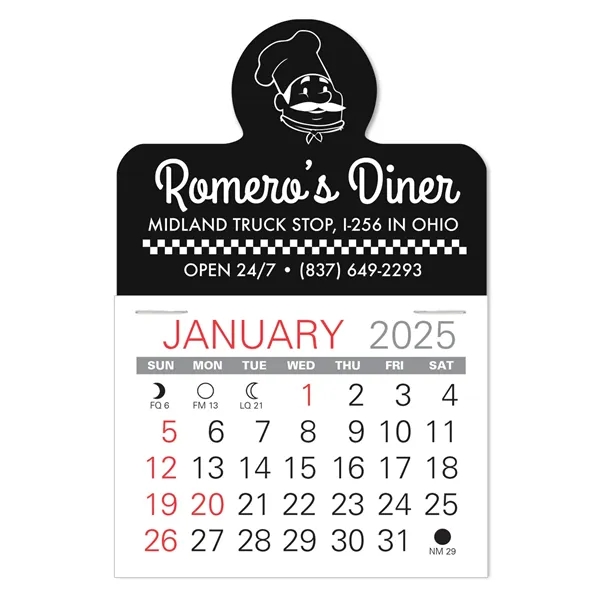 Spotlight Shape Value Stick Vinyl Self-Adhesive Calendars stick in 24 shapes... from ASI 95280 Warwick Publishing Co / Warwick