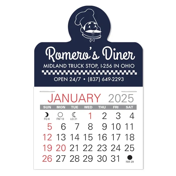 Spotlight Shape Value Stick Vinyl Self-Adhesive Calendars stick in 24 shapes... from ASI 95280 Warwick Publishing Co / Warwick