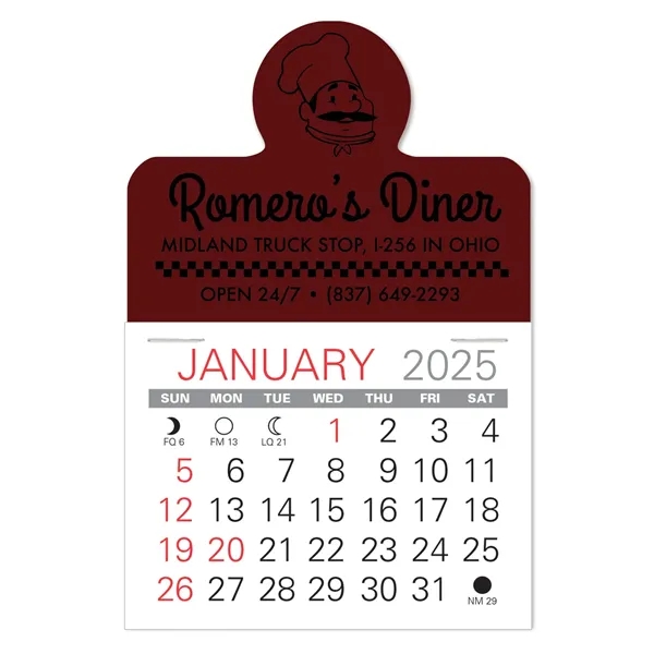 Spotlight Shape Value Stick Vinyl Self-Adhesive Calendars stick in 24 shapes... from ASI 95280 Warwick Publishing Co / Warwick