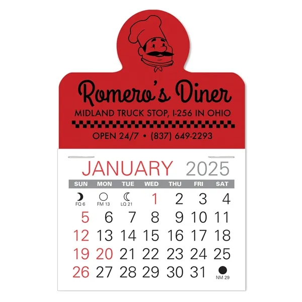 Spotlight Shape Value Stick Vinyl Self-Adhesive Calendars stick in 24 shapes... from ASI 95280 Warwick Publishing Co / Warwick