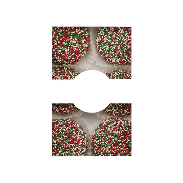 6 Piece Luxury Chocolate Oreo Gift Set with 6 Holiday Nonpareils... from ASI 71685 Midnite Snax®