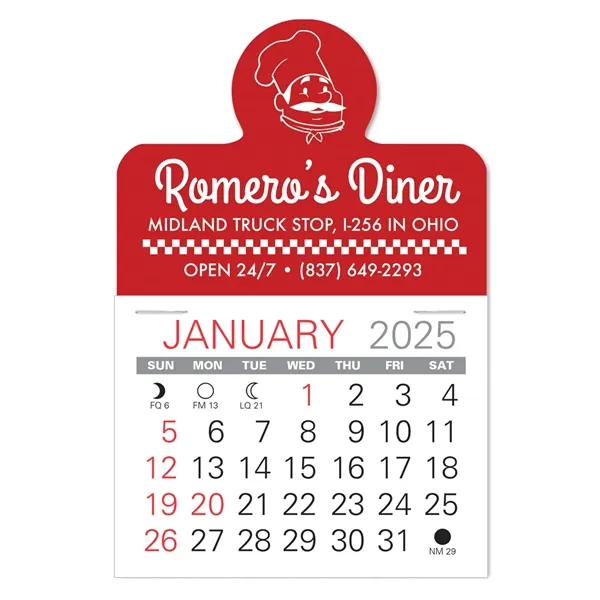 Spotlight Shape Value Stick Vinyl Self-Adhesive Calendars stick in 24 shapes... from ASI 95280 Warwick Publishing Co / Warwick